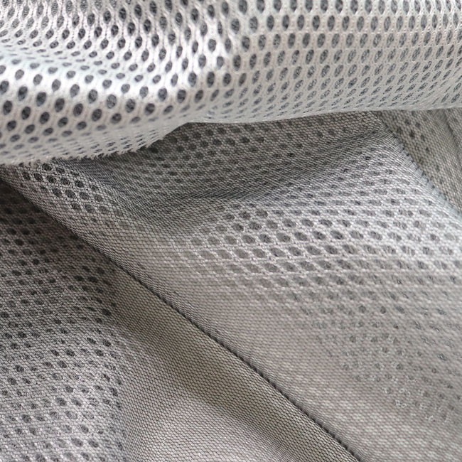 Kain 3D Mesh Hitam 100% Polyester Bahan Mesh Bernafas Untuk Sofa 0
