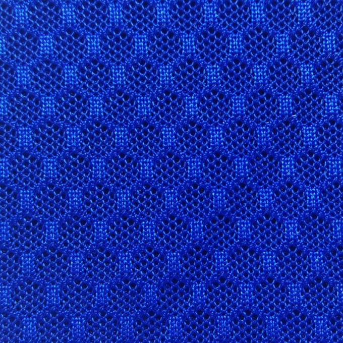 Bahan Air Mesh Bernafas Daur Ulang Polyester Mesh 3mm 57in 400gsm 0