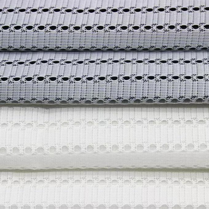 320gsm 75D Spacer Mesh Fabric Ringan Polyester Mesh Fabric Untuk Sportswear 3