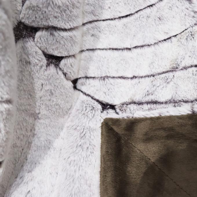 100% Polyester Koral Fleece Fabric Fux Fur Selimut Berat 2