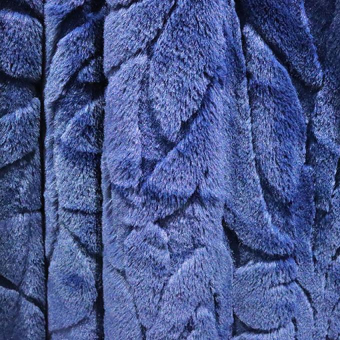 Selimut Fleece Koral Sisi Ganda Polyester Fux Fur Minky Lempar Selimut 320gsm 4