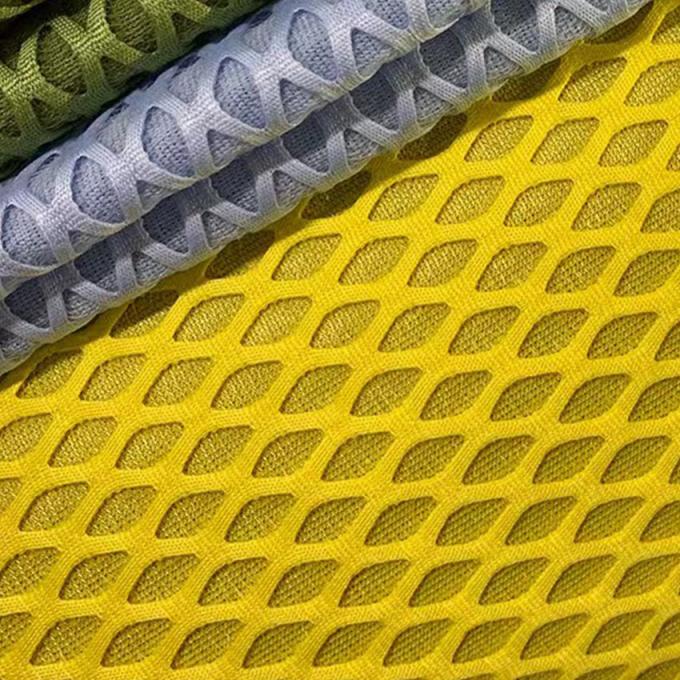 2mm Bahan Air Mesh Bernafas 100% Polyester Air Mesh Kain 0
