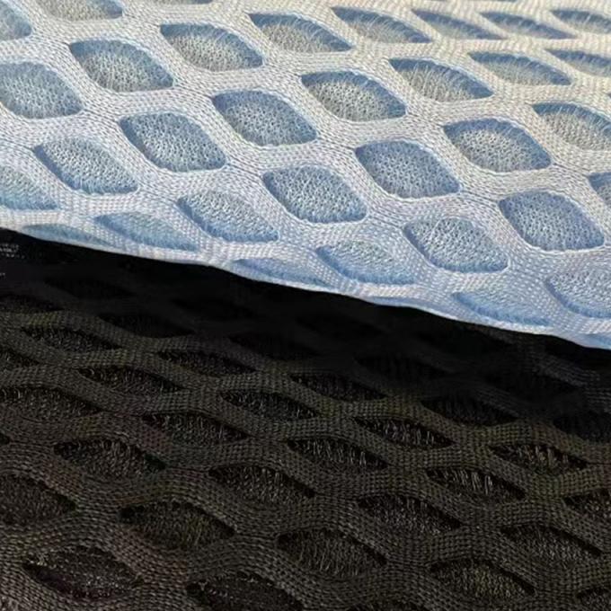 2mm Bahan Air Mesh Bernafas 100% Polyester Air Mesh Kain 3