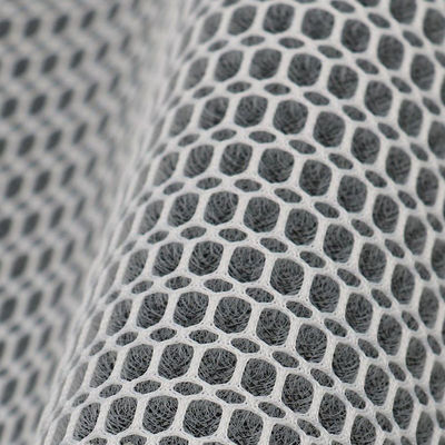 Good price 3mm Abu-abu 3D Mesh Material 100 Persen Polyester Mesh Kain Kelembaban Absorber on line