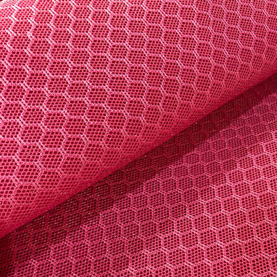 Good price 3mm Knitted Airmesh 250GSM Polyester Sports Mesh Fabric Tearproof Untuk Bagasi on line