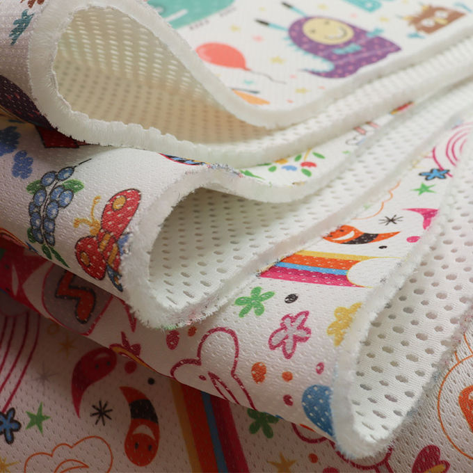 Desain Bayi 6mm 3D Spacer Mesh 600GSM Air Respirable Mesh Untuk Tas 1