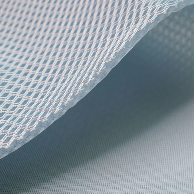 3mm Sepatu Bahan Air Mesh Pakaian Olahraga Poly Mesh Kain 280gsm 1