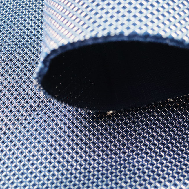 3mm 100% Polyester 3D Mesh Fabric Polyester Athletic Mesh Fabric Kelembaban 1