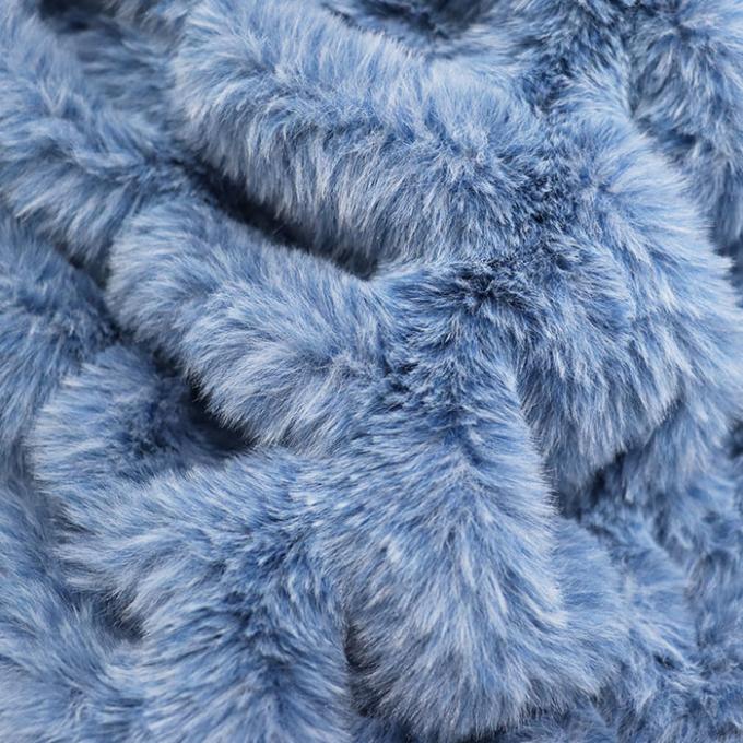 Fireproof Fux Fur Lempar Selimut 100 Polyester Selimut Flame retardant 3