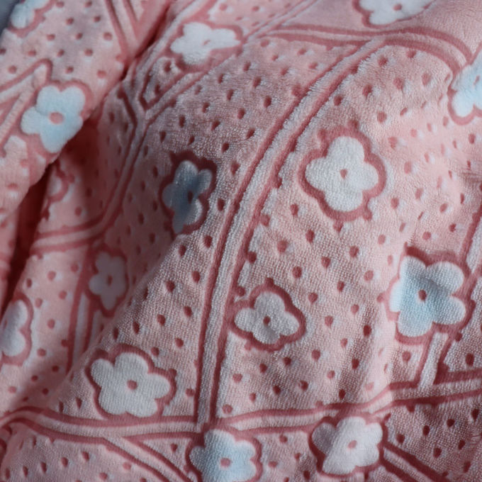 Polyester Koral Fleece Selimut Double Sisi False Fur Tempat Tidur Jatuhkan Selimut Hantu 3