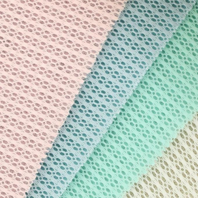 Tencel Polyester 3D Spacer Mesh Polyester Knit Mesh Bagian Bawah 1