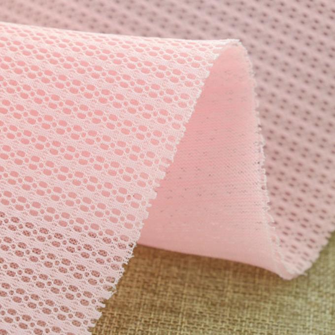 Tencel Polyester 3D Spacer Mesh Polyester Knit Mesh Bagian Bawah 4