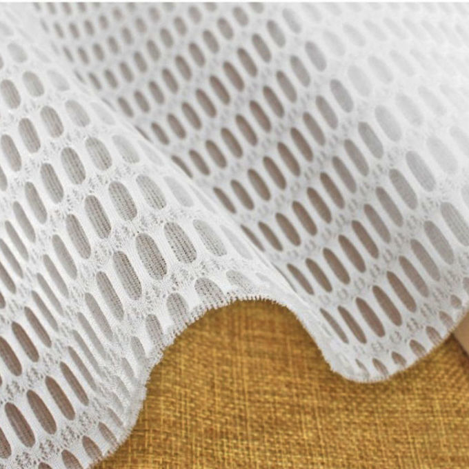 3mm Warp Knit Mesh Tear Resistant 3D Mesh Material 210GSM Untuk 360GSM 5