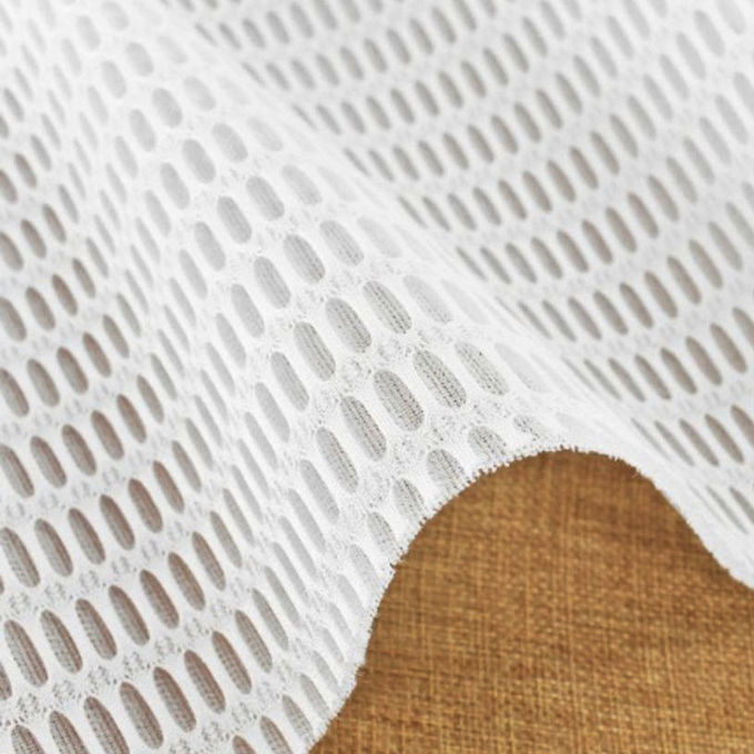 3mm Warp Knit Mesh Tear Resistant 3D Mesh Material 210GSM Untuk 360GSM 3