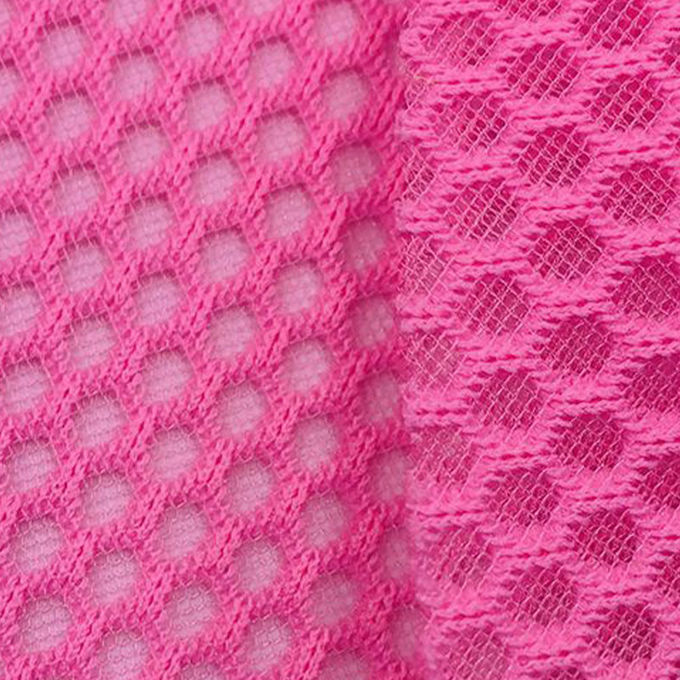 100% Polyester Daur Ulang Polyester Mesh Dipakaikan Airmesh 3D Mesh Material 10