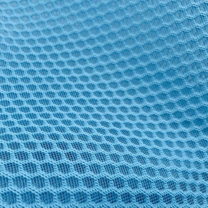 100% Polyester Daur Ulang Polyester Mesh Dipakaikan Airmesh 3D Mesh Material 8