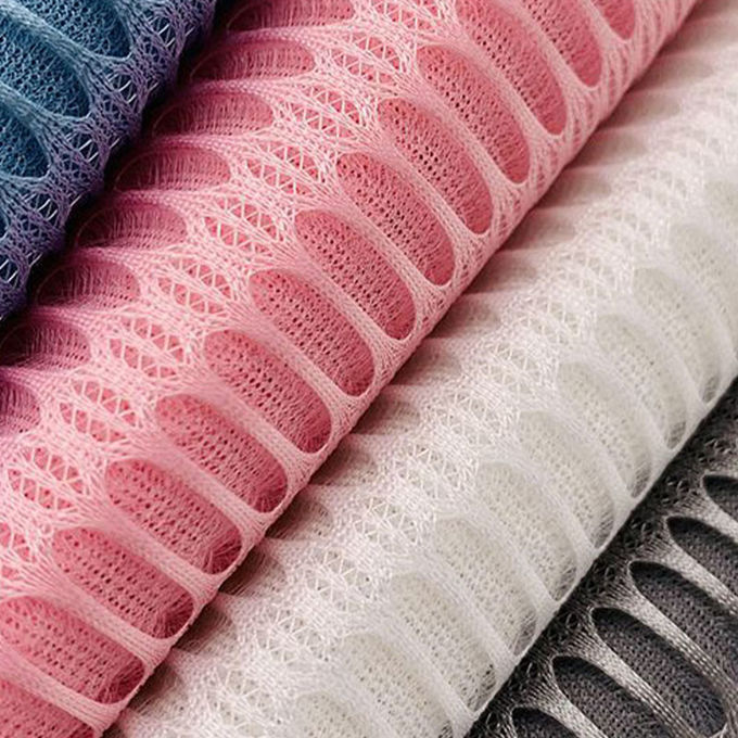 3mm Warp Knit Mesh Tear Resistant 3D Mesh Material 210GSM Untuk 360GSM 1