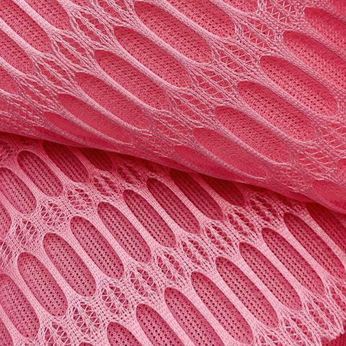 3mm Warp Knit Mesh Tear Resistant 3D Mesh Material 210GSM Untuk 360GSM 0