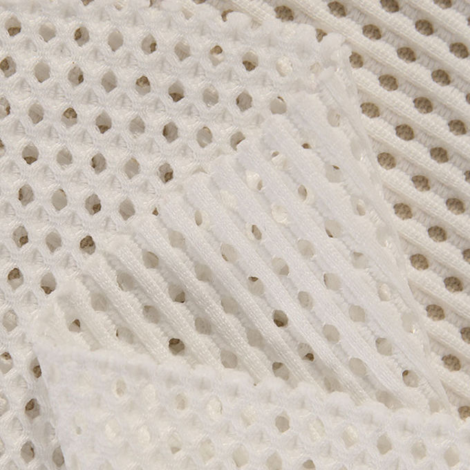 3 - 6mm 350 - 560GSM Warp Knit Mesh 3d Spacer Mesh Fabric Untuk Garment 4