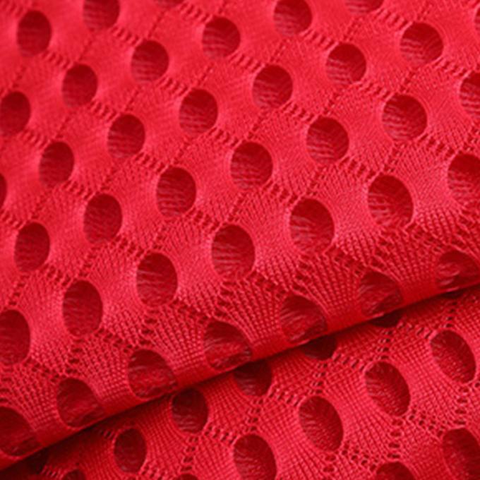 Warna Pola Air Mesh Kain Kelembaban Absorber Bahan 3mm 3D Mesh dirajut 2