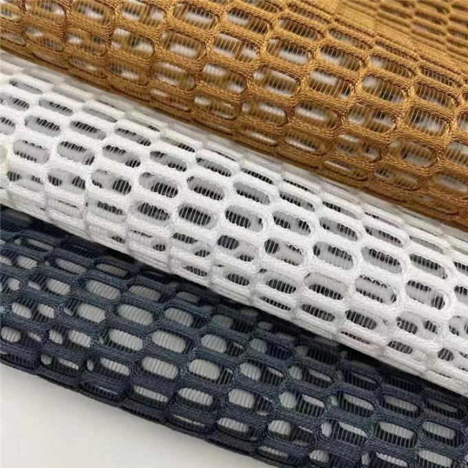 Airmesh Kain Jaring Perpisahan Tahan Abrasi 100% Polyester Sisi Ganda 0