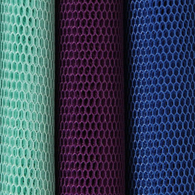 Memori 4mm 3D Mesh Material Polyester Mesh Kain Sangat Bernafas 7