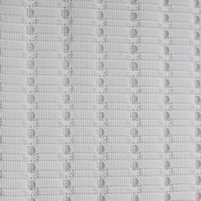 320gsm 75D Spacer Mesh Fabric Ringan Polyester Mesh Fabric Untuk Sportswear 0