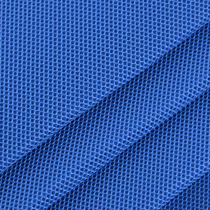 430gsm Activewear Spacer Mesh Fabric Kelembaban Absorbent Polyester Air Mesh Fabric 1