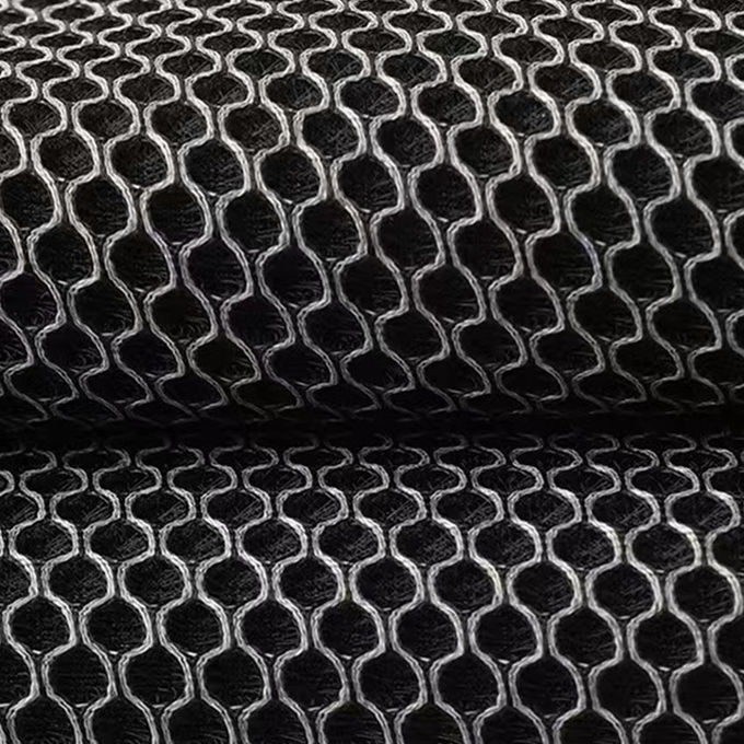 Airmesh Dyeed 3d Air Mesh Fabric Breathable Knitted Mesh Fabric 3mm 2