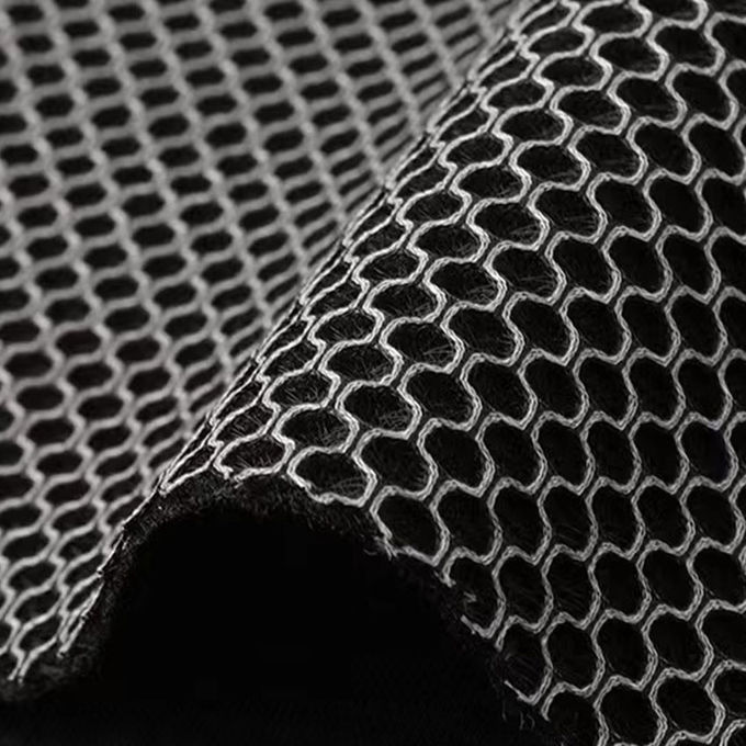 Airmesh Dyeed 3d Air Mesh Fabric Breathable Knitted Mesh Fabric 3mm 1