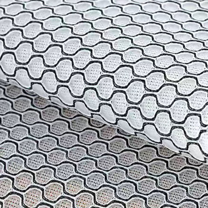 Airmesh Dyeed 3d Air Mesh Fabric Breathable Knitted Mesh Fabric 3mm 0